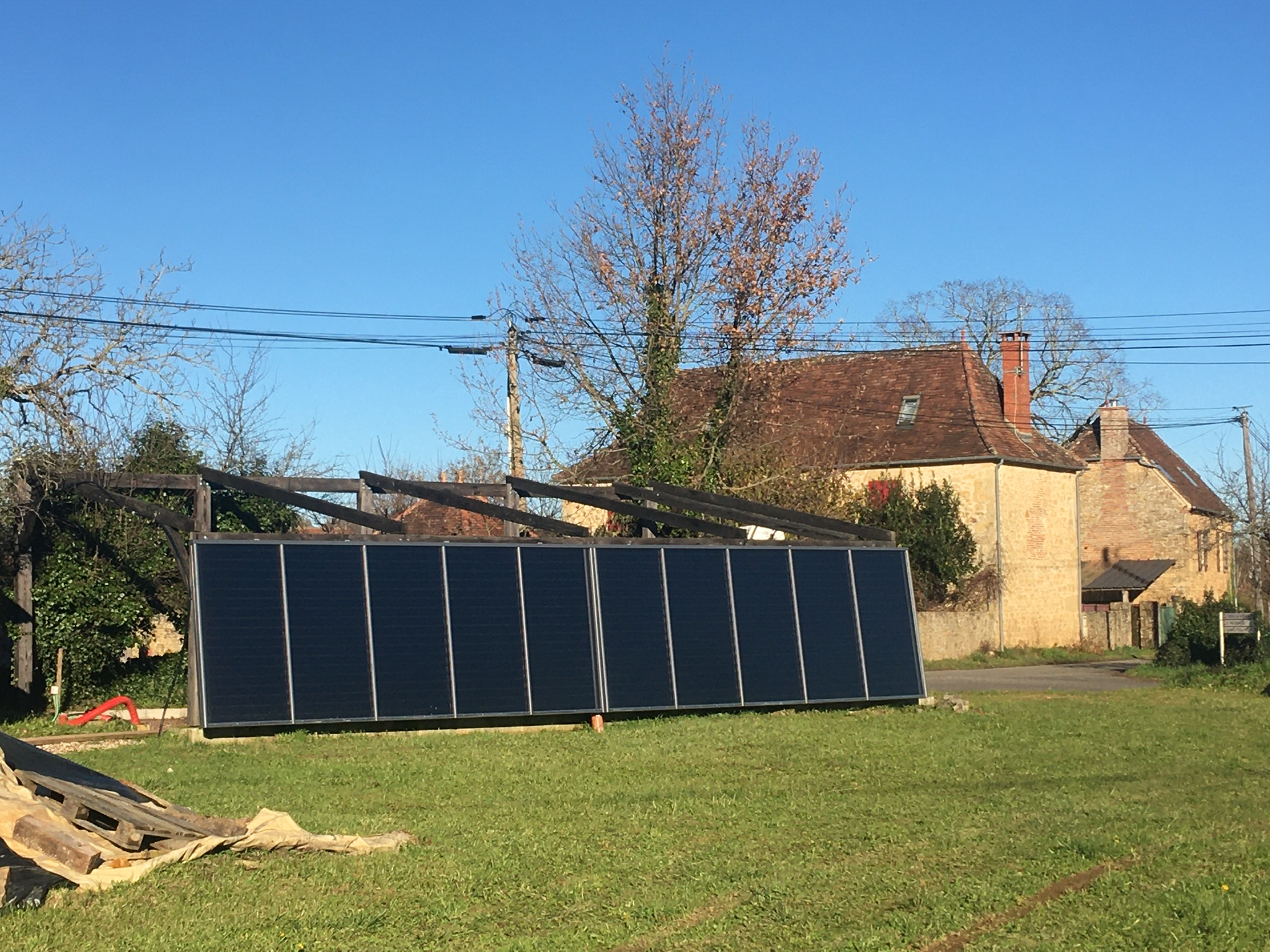 Photo panneaux solaires